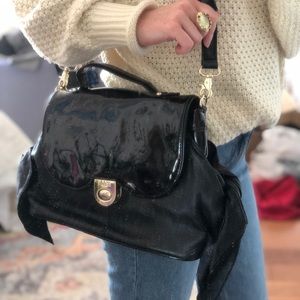 Z Spoke by Zac Posen Leather Bow Shoulder Bag